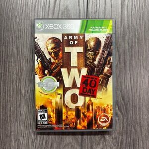 Army of Two The 40th Day Xbox 360 Platinum Hits EA Video Game Tactical Shooter